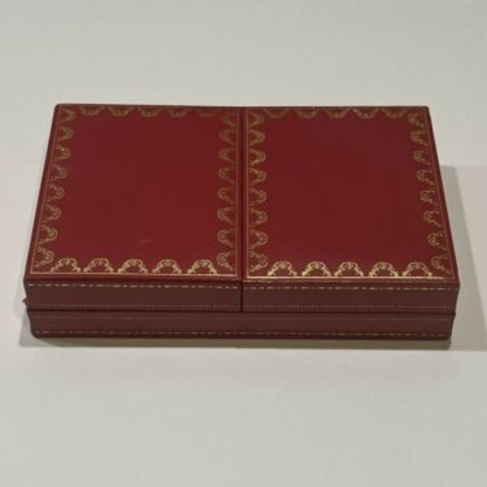 Cartier Vintage Poker Cards in Original Silk-Lined Case with 18-karat gilding
